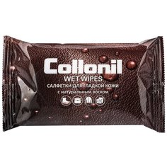 Collonil Салфетки влажные Wet Wipes для гладкой кожи 15 шт