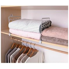 Разделитель вещей на полках шкафа «Wave», белый, 27,4 x 2,3 x 25 см Вселенная Порядка