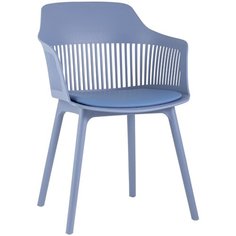 Стул для кухни Crocus с подушкой, пластик голубой Stool Group
