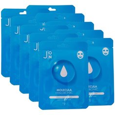 J:ON Molecula Hyaluronic Daily Essence Mask Тканевая маска с гиалуроновой кислотой, 23 г, 10 шт.