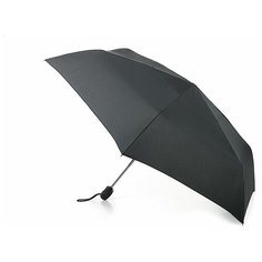 Зонт Автомат 3 сложения Складной Fulton OpenClose Superslim цвет Чёрный размер