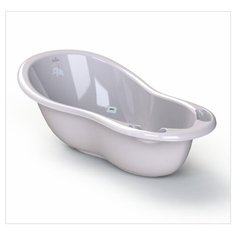 Ванночка для купания Kidwick МП Шатл с термометром, серый/т.серый, 30,5*51*101 см, KW220406