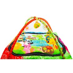 Детский развивающий коврик для малышей Baby Toys, с подвесками-погремушками, коврик с дугами для малышей 994-2А, возраст 0+, 89х82х42 см