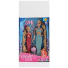 Игровой набор Defa Luсy. «Русалка». в компл. куклы 2шт 8 аксесс.
