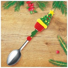 Школа талантов Ложка для декора полимерной глиной "Ёлочка