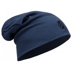 Шапка Buff Merino Heavyweight Beanie размер One size, solid denim