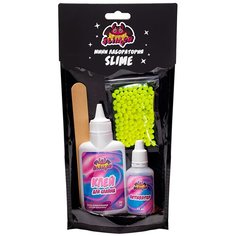 Набор ВОЛШЕБНЫЙ МИР Мини-лаборатория Slime. Пружинистые зернышки желтый