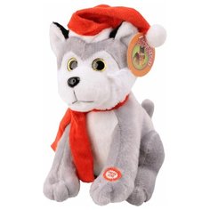 Мягкая игрушка Пушистые друзья Собачка серая 23 см