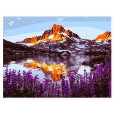 LORI Картина по номерам "Горное озеро" 20 х 28.5 см (Кпн-088)