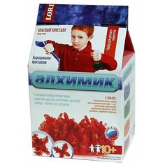 Набор для исследований LORI Алхимик. Выращивание кристаллов. Красный Вкр-007