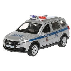 Машинка ТЕХНОПАРК Lada Granta Cross 2019 Полиция (GRANTACRS-12POL-SR), 12 см, серебристый