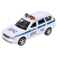 Машинка ТЕХНОПАРК Lada Priora Полиция (РRIОRАWАG-12РОL), 12 см, белый