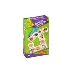 Настольная игра Домино &quot5 чувств&quot на ассоциации Играй Думай Учись Bondibon