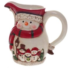 Кувшин Снеговик, L20,5 W12,5 H18,5 см KSM-742547 Remeco Collection