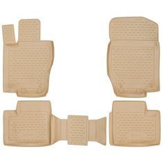 Element Коврики в салон MERCEDES- BENZ M- Class W164 2006->, 4 шт. (полиуретан, бежевые)