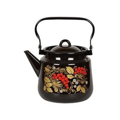 Чайник эмал 3,5л черн. Рябина 1с26с СтальЭмаль