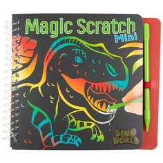 Мини- альбом для творчества Depesche Волшебное царапание Dino World Magic Scratch (0410711)