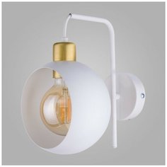 Настенный светильник TK Lighting Cyklop White 2740, E27, 60 Вт, кол-во ламп: 1 шт., цвет арматуры: белый, цвет плафона: белый
