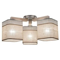 Потолочный светильник TK Lighting 1915 Nadia White 3, E27, 180 Вт, кол-во ламп: 3 шт., цвет арматуры: бежевый, цвет плафона: бежевый