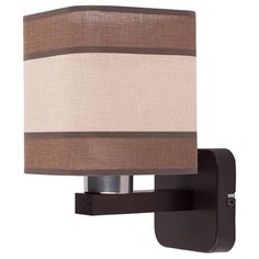 Настенный светильник TK Lighting Nadia 1926, E27, 60 Вт, кол-во ламп: 1 шт., цвет арматуры: коричневый, цвет плафона: коричневый