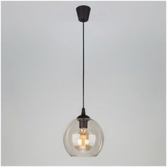 Потолочный светильник TK Lighting Cubus 4442, E27, 60 Вт, кол-во ламп: 1 шт., цвет арматуры: черный, цвет плафона: бежевый