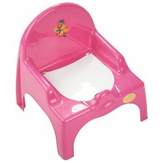 Горшок- стульчик детский туалетный розовый C138 Полимербыт