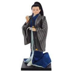 Фигурка декоративная "Самурай", L10 W10 H22 см РЕМЕКО