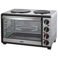 Мини-печь Mystery MOT-3330, черный/нержавеющая сталь