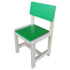Стул детский Регулируемый по высоте Бело- Изумрудный Маленькая Страна