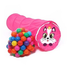 Школа талантов Игровой набор - детская палатка с шариками «Кот» шарики: 90 шт.