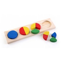 Рамка- вкладыш Томик "Геометрия круг