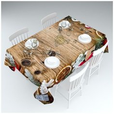 Скатерть; Имбирные пряники; Размер: 145 х 120 Сирень