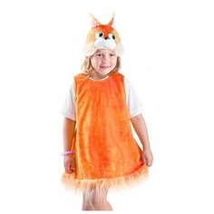Карн. кост Белочка 4-7 лет 89001 /плюш/Карнавалия/