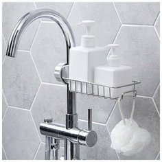 Регулируемый держатель для губки на смеситель, 23 x 10 x 7 см Вселенная Порядка