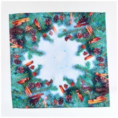 Набор салфеток; Новогодняя фантазия; Размер: 40 х 40 (2 шт) Сирень