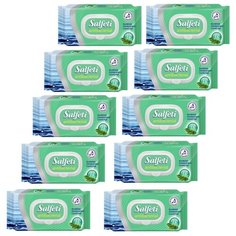Salfeti antibacterial Влажные салфетки антибактериальные с клапаном 72шт 10 упаковок