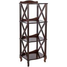 Этажерка- стеллаж Leset Джульетта-3 Орех