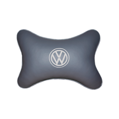 Подушка на подголовник экокожа L. Grey с логотипом автомобиля LEXUS Vital Technologies