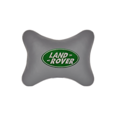 Подушка на подголовник экокожа L. Grey с логотипом автомобиля Land Rover Vital Technologies