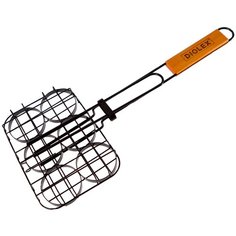 Решетка- гриль Diolex DX- G1911- B для гамбургеров 20x15cm на 6 порций (сталь с хромиров покрытием)