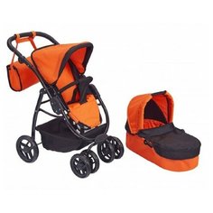 Коляска-трансформер Buggy Boom Amidea оранжевый/черный