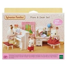 Детский игровой набор "Рабочий стол и пианино Sylvanian Families