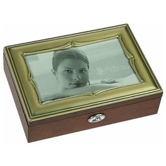 Moretto Шкатулка Moretto "Изгибы" с фоторамкой (18 х 13 х 5 см)