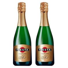 Fiesta Asti Гель для душа в виде бутылки шампанского 500 мл 2 бутылочки Greenfield