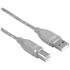 Кабель USB 2.0 AB (m-m) 3м HAMA H-45022