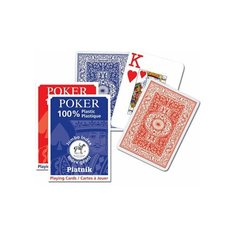 Piatnik Пластиковые игральные карты "Poker Jumbo Index" (Piatnik, 55 карт)