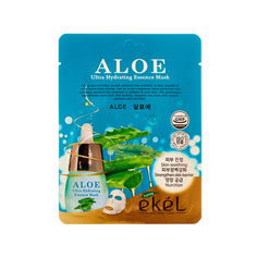 EKEL Тканевая маска для лица с экстрактом алоэ Aloe Ultra Hydrating Essence Mask