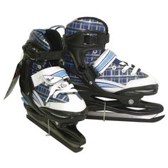 Коньки ледовые раздвижные Explore Deluxe 30-33 dark blue