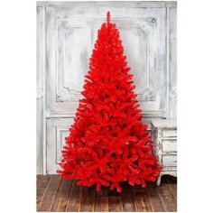 Искусственная елка Искристая 150 см., красная, мягкая хвоя, ЕлкиТорг (152150)
