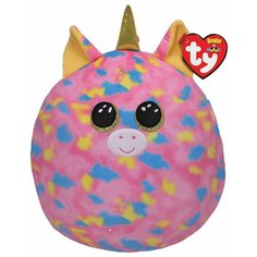 Мягкая игрушка SQUISH-A-BOOS Единорог Fantasia 35 см TY